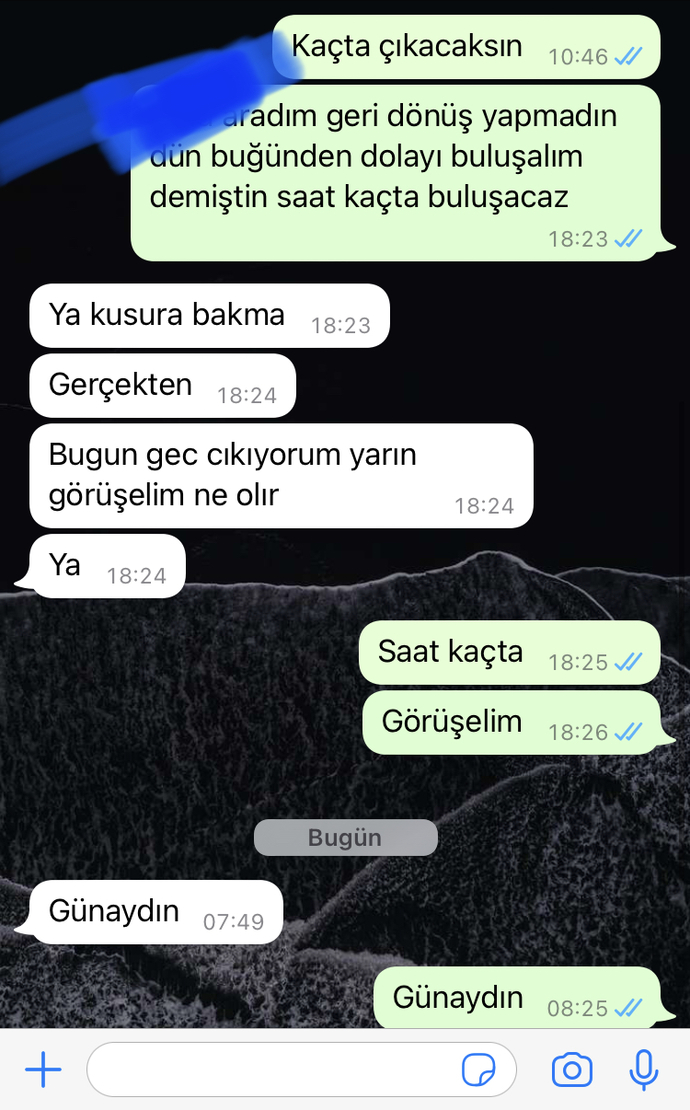 Bu kız benden kahve içmek istemiyor mu?