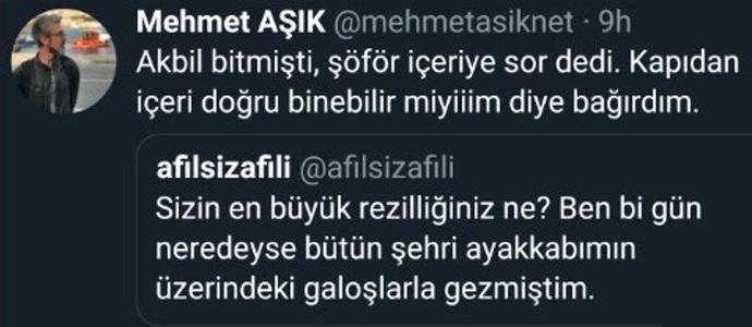 Sizin en büyük rezilliğiniz nedir?