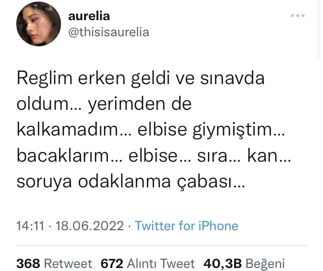 Regl döneminde gerçekten böyle bir şey yaşayan var mı?