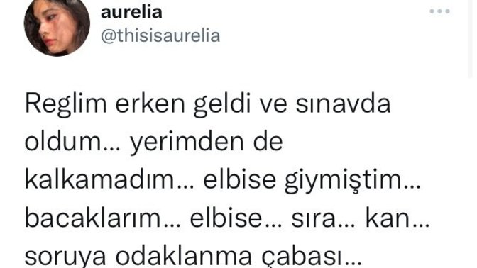 Regl döneminde gerçekten böyle bir şey yaşayan var mı?