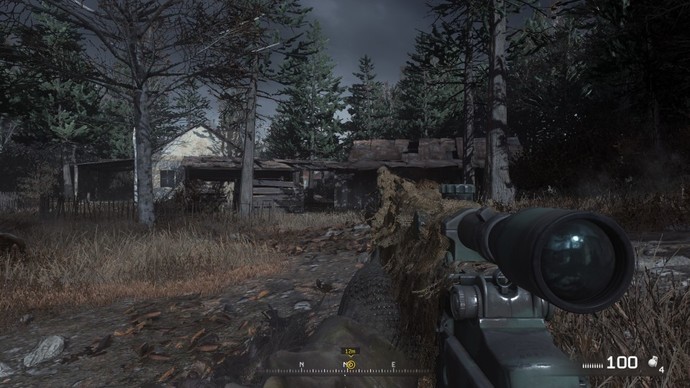 Call Of Duty Severler Call of duty 4 Modern Warfare All Ghillied up Bölümünü Hatırladınız mı? Nasıl di bu bölüm sizce Sniper bölüm?