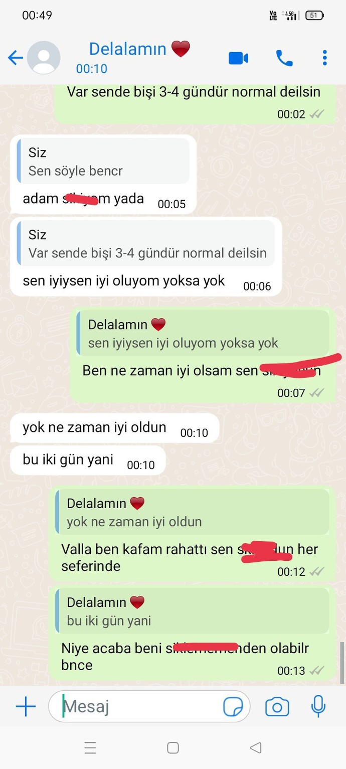 Aldatıyor mu sizce kafam çok karışık?