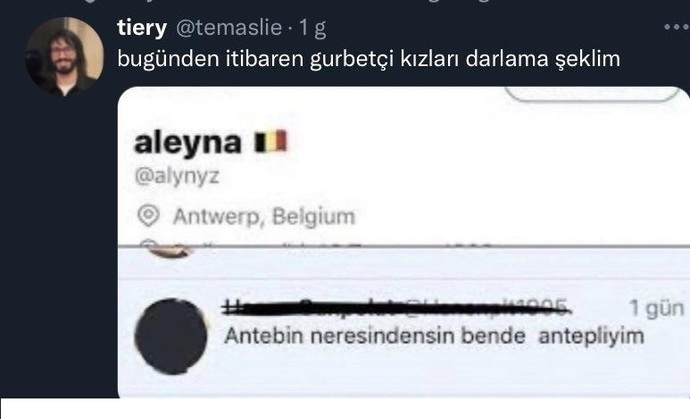 Gurbetçi kızları görünce darlıyor musunuz?