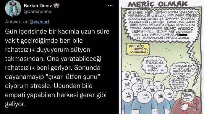 Erkeklerin empati yapıp, kadınlara sütyen takma demesi sizce doğru mu?