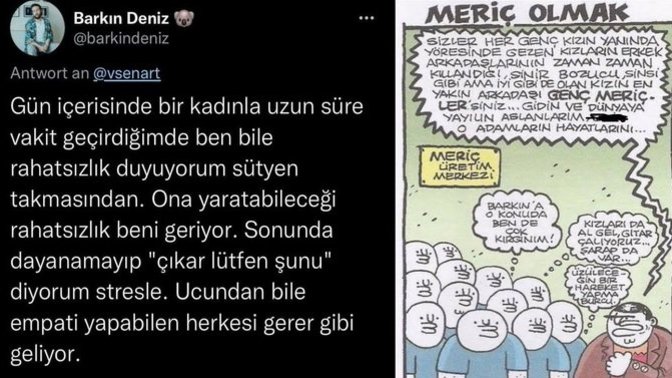 Erkeklerin empati yapıp, kadınlara "sütyen takma" demesi sizce doğru mu?