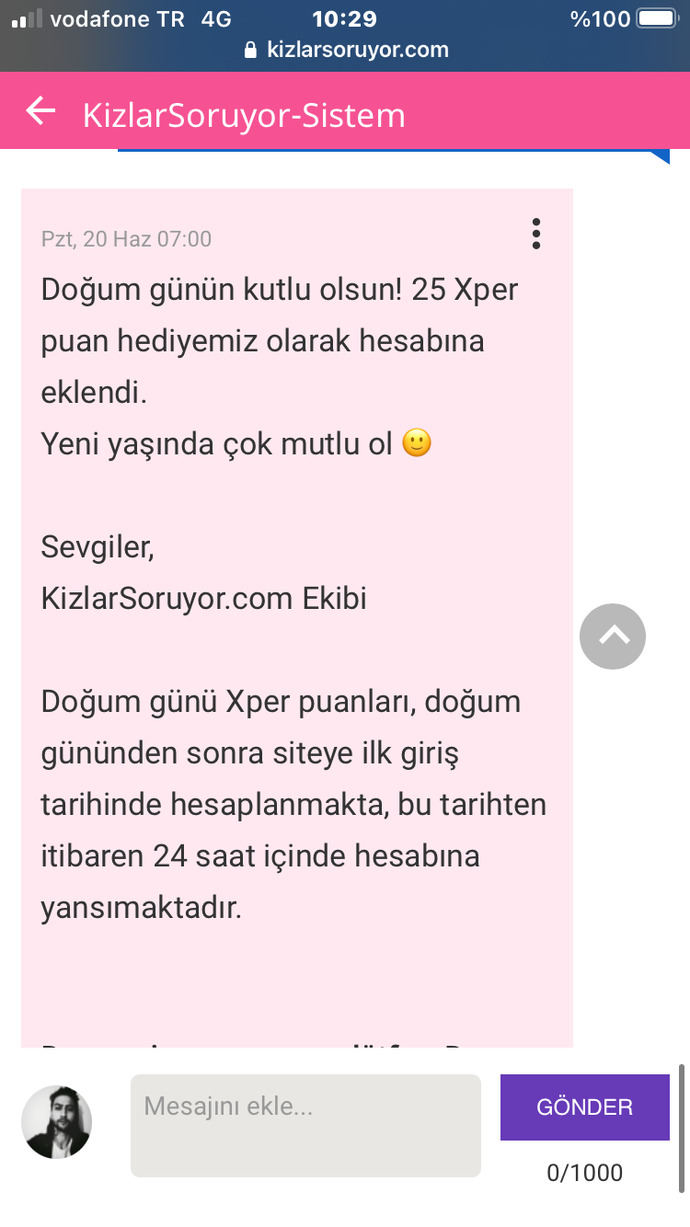 Bu gün doğum günüm, bana ne hediye alırdınız?