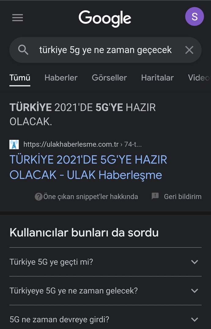 Türkiye 5Gye geçti mi?