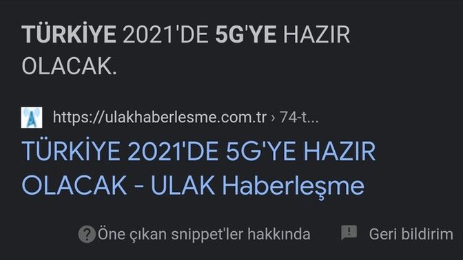 Türkiye 5G'ye geçti mi?