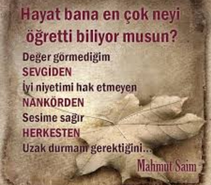 Zaman ne kadar çabuk geçiyor değil mi? Peki, bu yaşınıza kadar geçen zaman size neler öğretti?