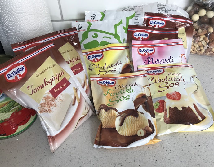 Hangi paketli tatlıları kullanıyorsunuz?