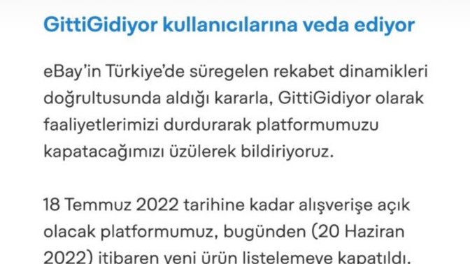 Gitti gidiyor kapatılıyor. Son zamanlarda alışveriş yapmış mıydınız?