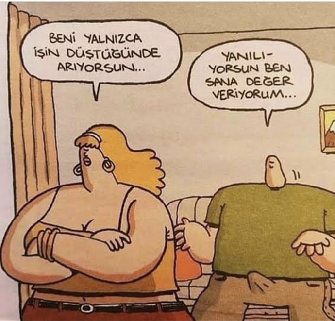 Sexting yapmak istemediğimde konuşmuyor, benimle sadece cinsellik için mi beraber?