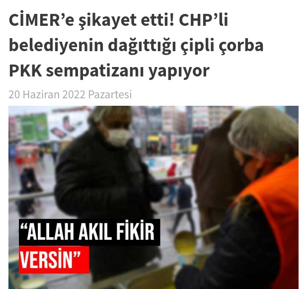 Belediyelerin dağıttığı çipli çorbalardan içiyor musunuz?