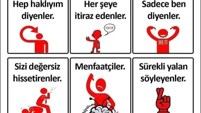 Siz hangi insanlardan uzak durursunuz?