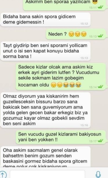 Kıskançlık seviyem %85