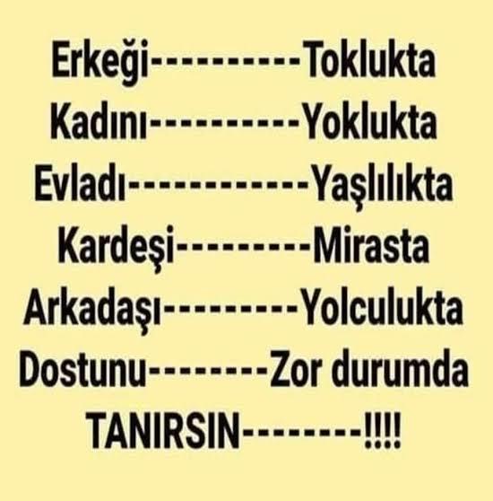İki insan birbirini en çok ne zaman tanır?
