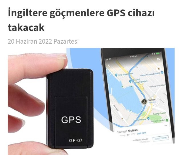 İngiltere göçmenlere GPS cihazı takacakmış, bu konuda ne söylemek istersiniz?
