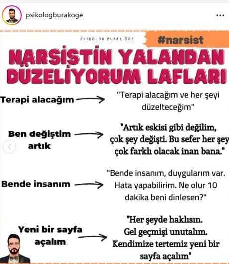 Narsistlerin yalanlarını biliyor musunuz?