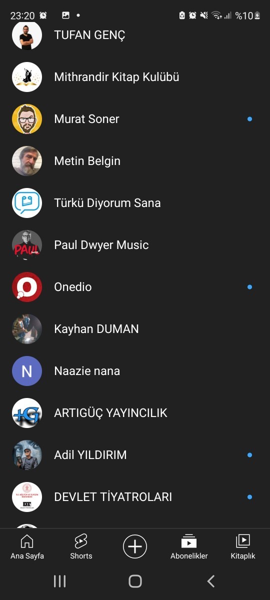 Takip ettiğiniz youtube kanalları nelerdir?