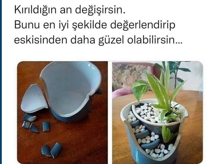 Sizi kıranlar belki de değişin güzelleşin diye bunu yapıyor olabilir mi?