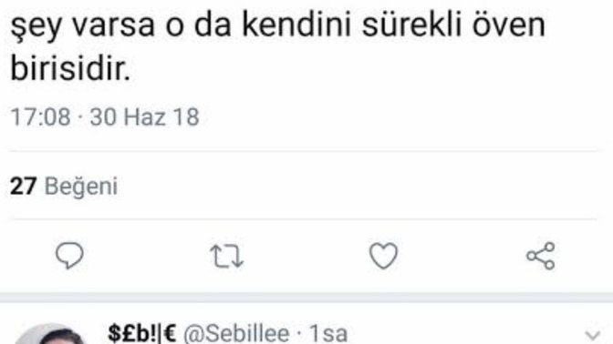 Kendini sürekli öven karşı cins sana göre itici mi, çekici mi?