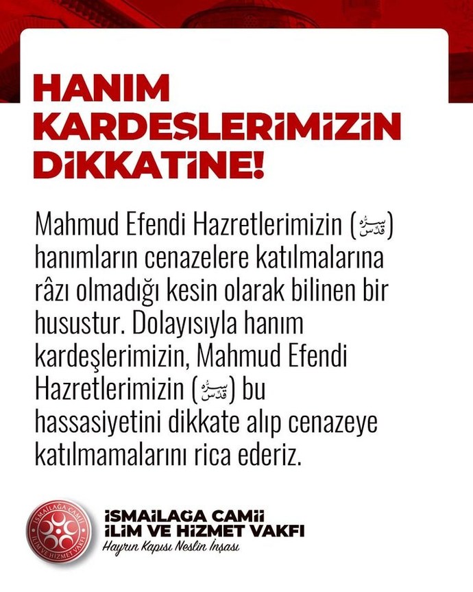 Kadınlar cenazeye katılmalı mı?