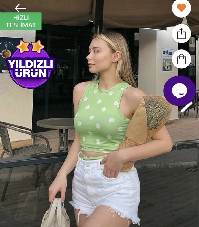 Bu askılı crop çok mu açık sizce?