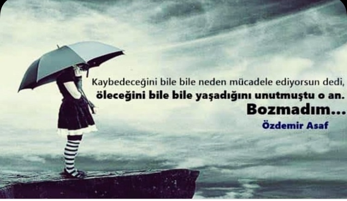 Kaybedeceğini bile bile mücadele eder misin?