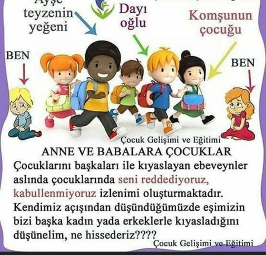 Sizce ebeveynler çocuklarını başka çocuklarla kıyaslıyor mu?