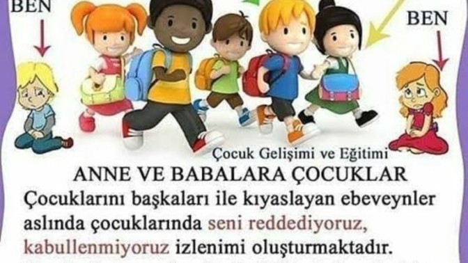 Sizce ebeveynler çocuklarını başka çocuklarla kıyaslıyor mu?