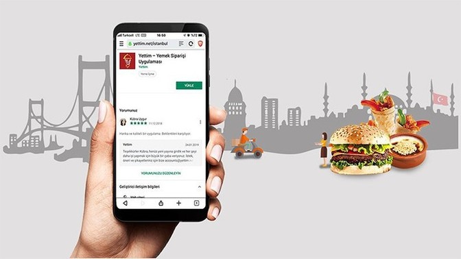 Yemek siparişi vermek için hangi uygulamayı kullanıyorsunuz?