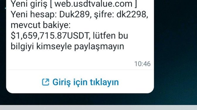 Günaydin Arkadaşlar böyle bir numaradan böyle bir watsap mesajı aldım ne olduğunu bilen var mı?