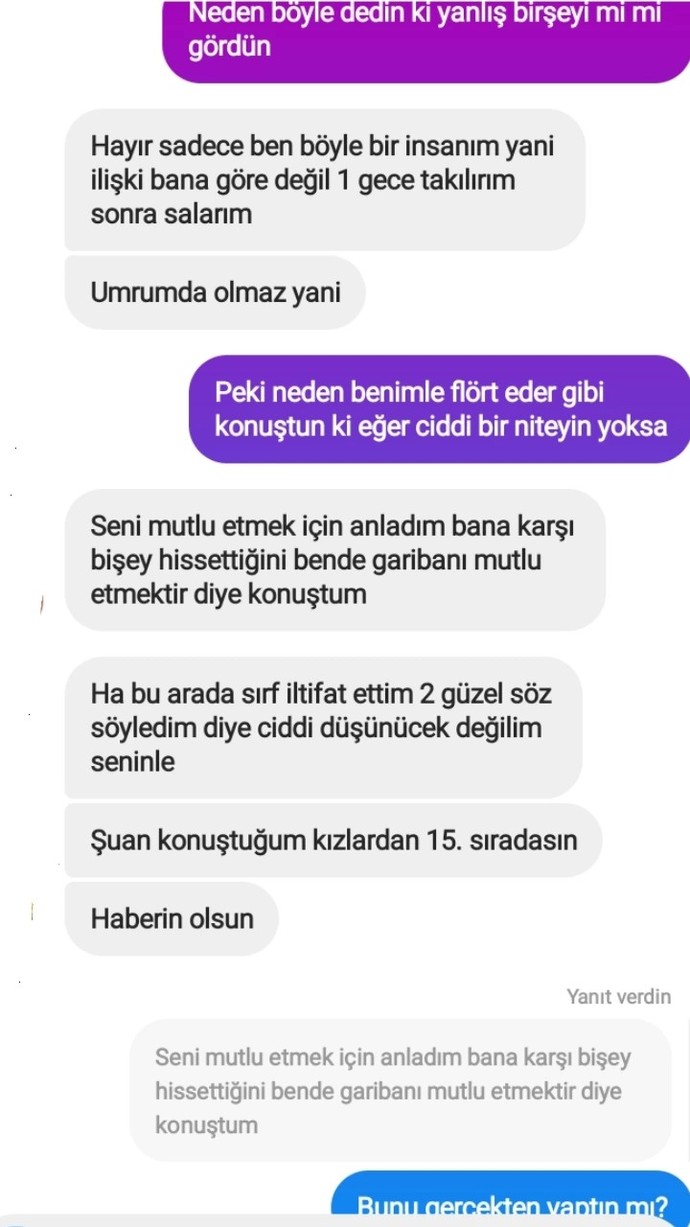 Biz ne zaman erkeklere güvenicez?