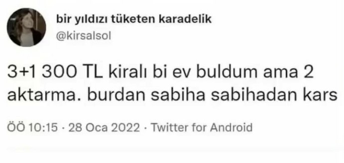 Kirada oturuyor musunuz?