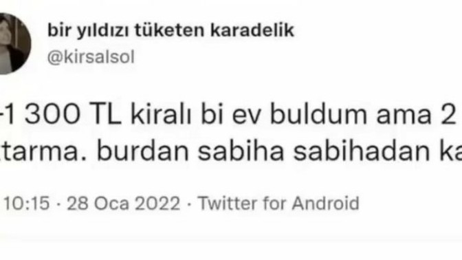Kirada oturuyor musunuz?