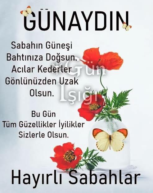 Günaydın mesajı atanınız var mı?