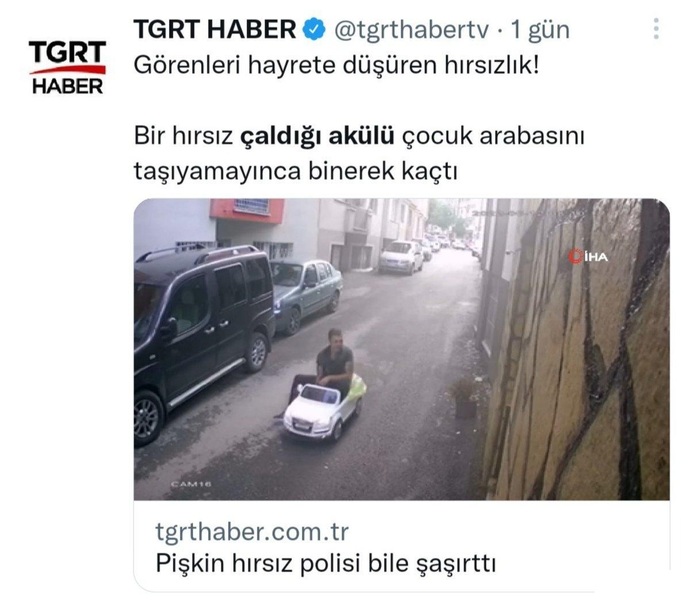 Hiç hırsızlık olayına şahit oldunuz mu?