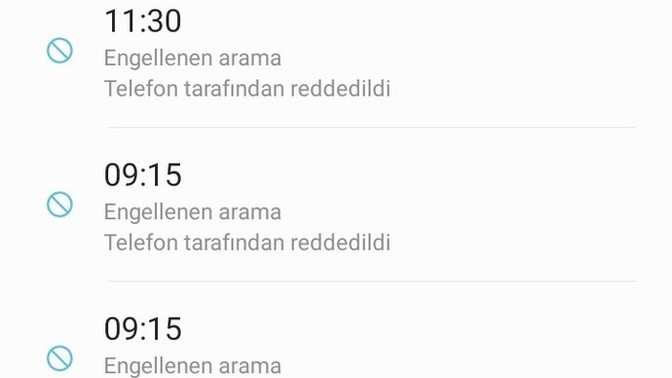 Yurt dışından gelen aramalar?