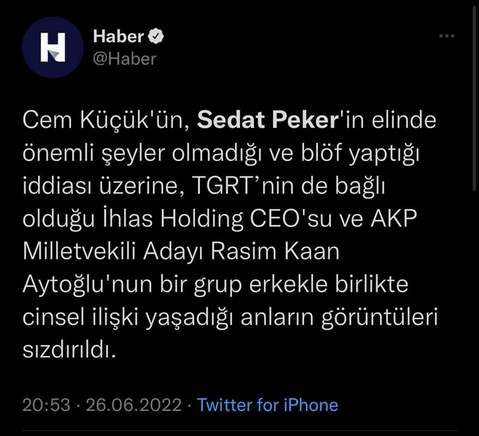 Sedat Peker’in son ifşası hakkında me düşünüyorsunuz?