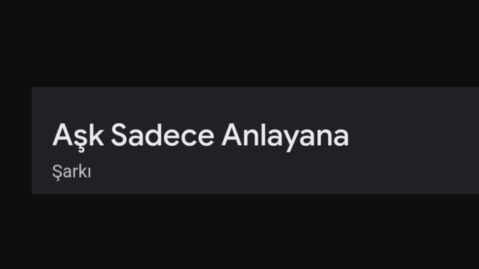 En sevdiğin şarkıdan bir cümle bırakır mısın?