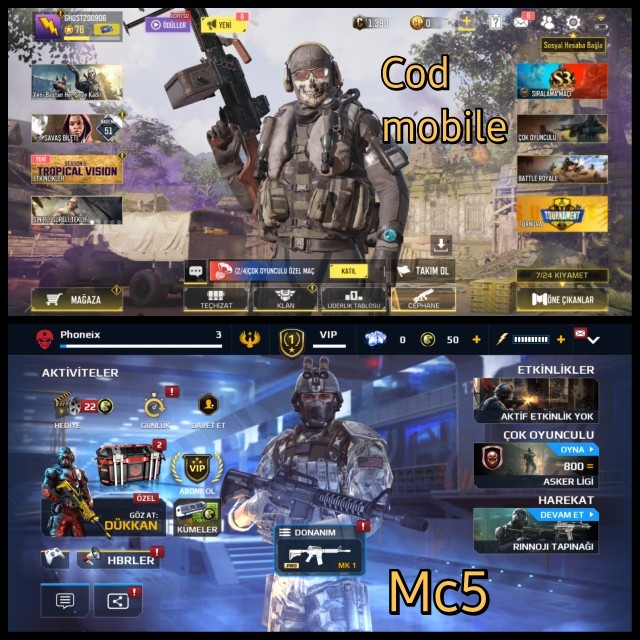 Call Of Duty Mobile mi yoksa Modern Combat 5 mi?