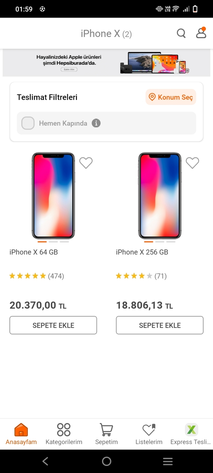 64 GB lık telefona param yetmiyor o yüzden 256 gb lık alacağım (bütçe 18 bin) ?