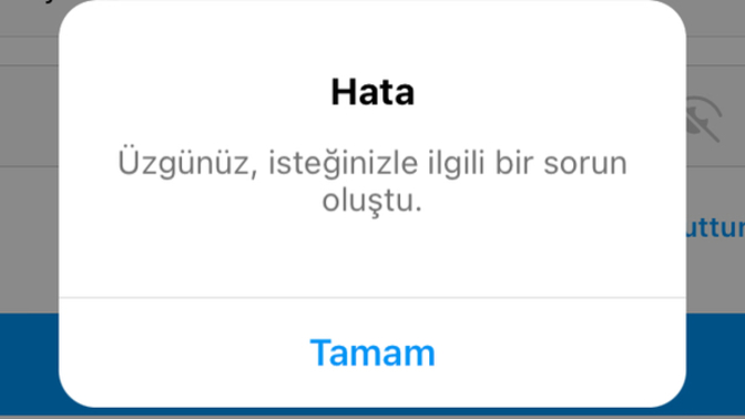 Instagram'ı dondurdum giriş yapamıyorum. Ne yapacağım?