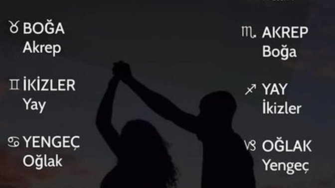 Burcuna göre seni en iyi anlayan burç hangisi?