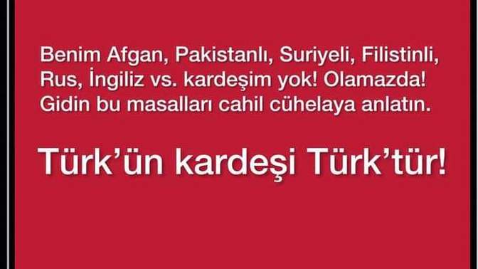 Bizim kardeşimiz atalarımız ile cephede omuz omuza mücadele eden ecdadın torunlarıdır gerisi yük değil midir?