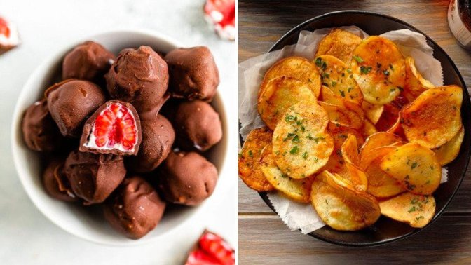 Çikolata mı cips mi yemek daha keyifli?