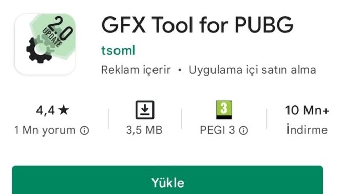 GFX Tool For Pubg uygulaması Pubg Mobile'de FPS'i artırır mı?