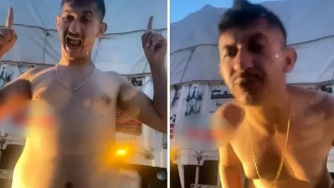 Trafikte çıplak adam dehşeti! Trafikte dengesizlerle karşılaştığınız oluyor mu?