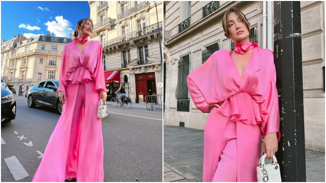 Danla Biliç'in tarzını nasıl buluyorsun, pembe takım yakışmış mı?