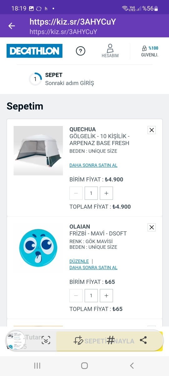 Enerji dolu bir yaz için ihtiyacın olanları sepete at, 250 TL hediye çeki kazan! Yaz sepetinde neler var?